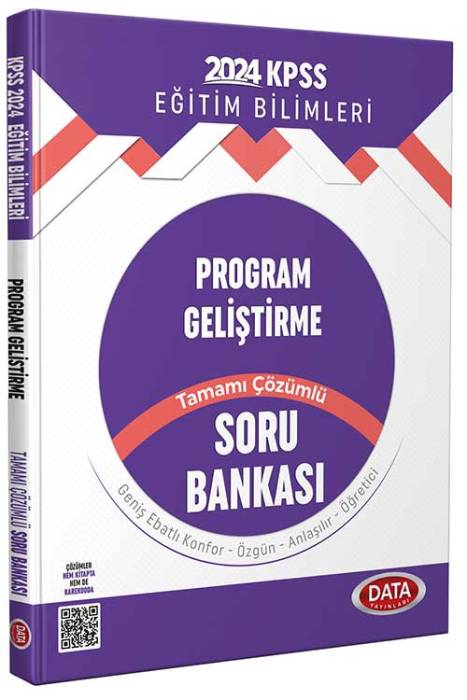 2024 KPSS Eğitim Bilimleri Program Geliştirme Tamamı Çözümlü Soru Bankası Data Yayınları