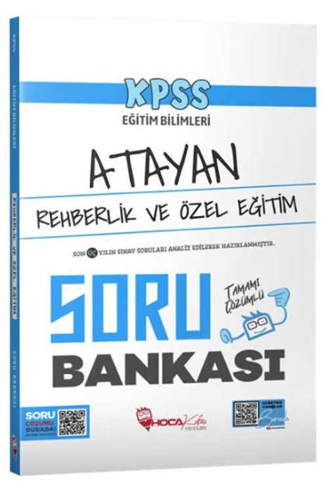 2024 KPSS Eğitim Bilimleri Rehberlik ve Özel Eğitim Atayan Soru Bankası Çözümlü Hoca Kafası Yayınları