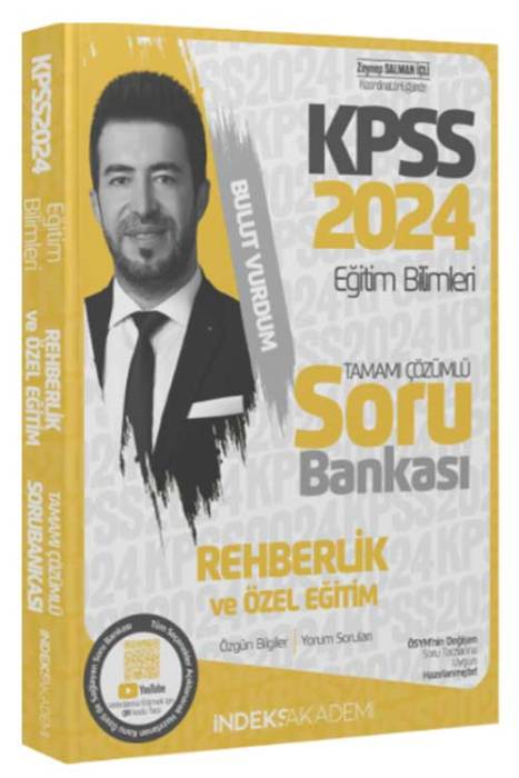 2024 KPSS Eğitim Bilimleri Rehberlik ve Özel Eğitim Soru Bankası Çözümlü İndeks Akademi Yayınları