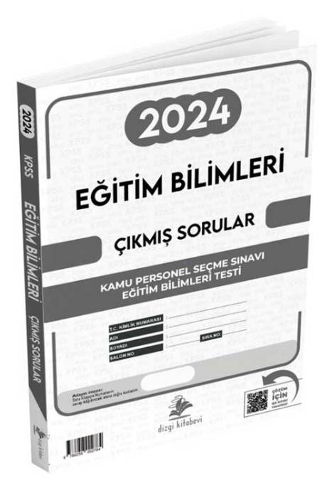 2024 KPSS Eğitim Bilimleri Video Çözümlü Sınavı Tek Fasikül Orijinal Çıkmış Sorular Dizgi Kitap Yayınları