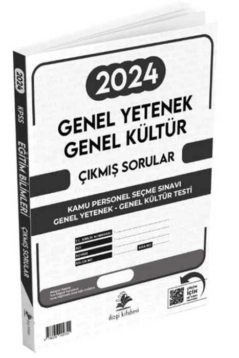 2024 KPSS Genel Yetenek Genel Kültür Video Çözümlü Sınavı Tek Fasikül Orijinal Çıkmış Sorular Dizgi Kitap Yayınları