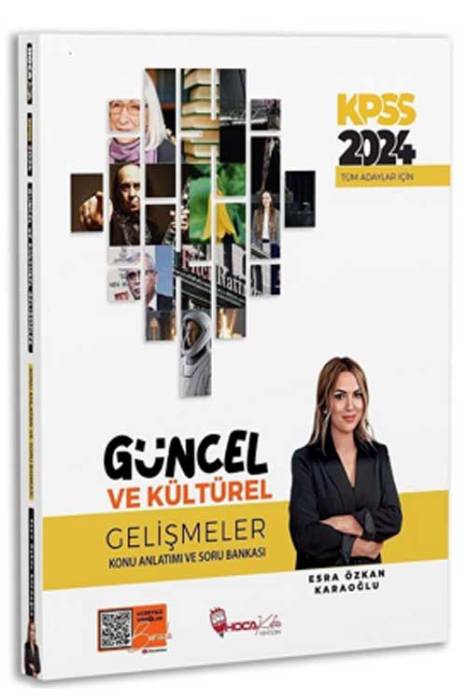 2024 KPSS Güncel ve Kültürel Gelişmeler Konu Anlatımı ve Soru Bankası Çözümlü Hoca Kafası Yayınları