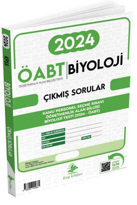 2024 KPSS ÖABT Biyoloji Video Çözümlü Sınavı Orijinal Çıkmış Sorular Dizgi Kitap Yayınları