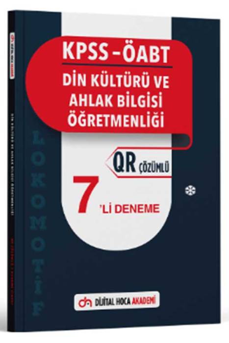 2024 KPSS ÖABT DKAB Lokomotif Serisi QR Çözümlü 7'li Deneme Dijital Hoca Akademi