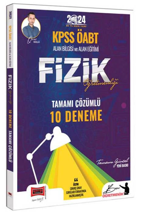 2024 KPSS ÖABT Fizik Öğretmenliği Tamamı Çözümlü 10 Deneme Yargı Yayınları