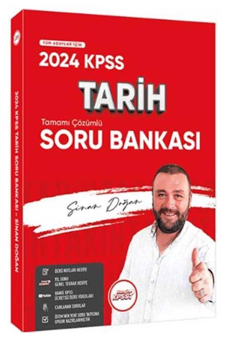 2024 KPSS Tarih Tamamı Çözümlü Soru Bankası PDF Ders Notu ve Uzaktan Eğitim Hediyeli Hangi KPSS Yayınları