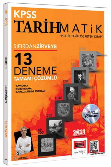 2024 KPSS Tarihmatik Tamamı Çözümlü 13 Deneme Yargı Yayınları