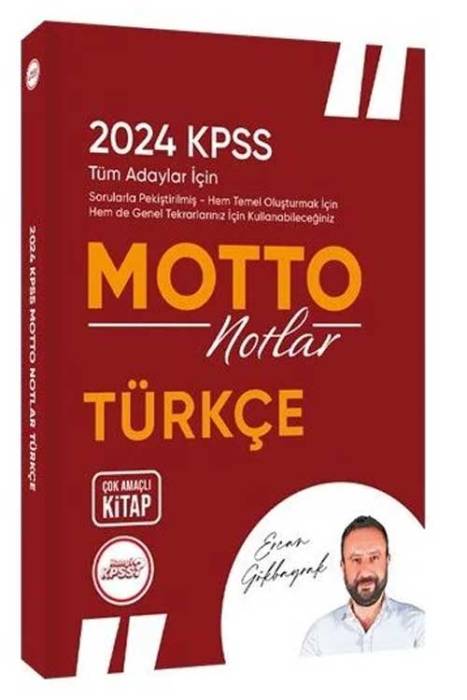 2024 KPSS Türkçe MOTTO Notlar Hangi KPSS Yayınları