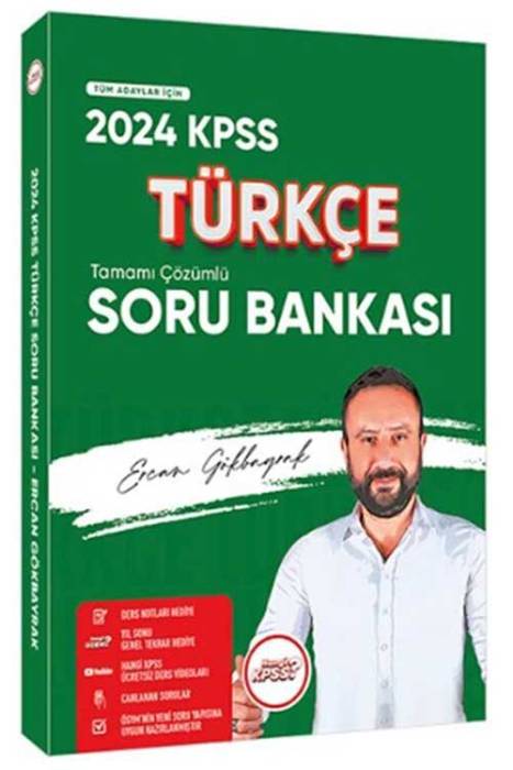 2024 KPSS Türkçe Tamamı Çözümlü Soru Bankası PDF Ders Notu ve Uzaktan Eğitim Hediyeli Hangi KPSS Yayınları