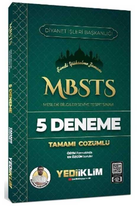 2025 MBSTS 5 Deneme Çözümlü - Burhan Karakışla Yediiklim Yayınları