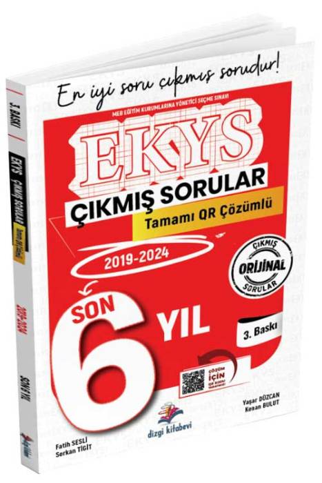 MEB EKYS Müdür ve Müdür Yardımcılığı Tamamı Qr Çözümlü Son 5 Yıl Çıkmış Sorular 3. Baskı Dizgi Kitap Yayınları