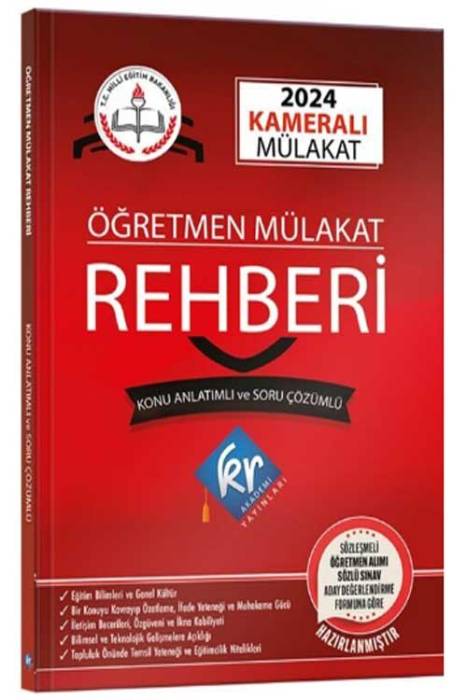 2024 MEB Öğretmen Kameralı Mülakat Rehberi KR Akademi