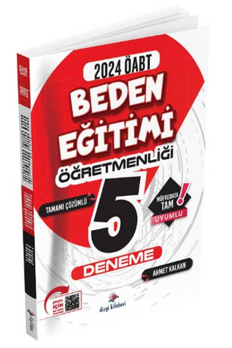 2024 ÖABT Beden Eğitimi Öğretmenliği 5 Deneme Çözümlü Dizgi Kitap Yayınları