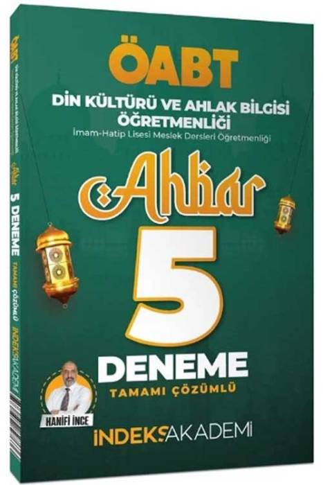 2025 ÖABT Din Kültürü ve Ahlak Bilgisi Ahbar 5 Deneme Çözümlü İndeks Akademi Yayıncılık