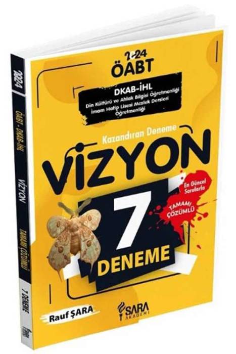 2024 ÖABT Din Kültürü ve Ahlak Bilgisi Vizyon 7 Deneme Şara Akademi