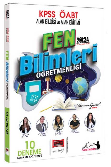 2024 ÖABT Fen Bilimleri Tamamı Çözümlü 10 Deneme Sınavı Yargı Yayınları