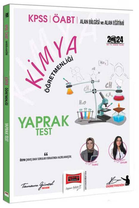 2024 ÖABT Kimya Yaprak Test Yargı Yayınları