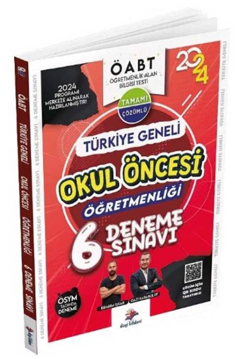 2024 ÖABT Okul Öncesi Öğretmenliği Türkiye Geneli 6 Deneme Çözümlü Dizgi Kitap Yayınları