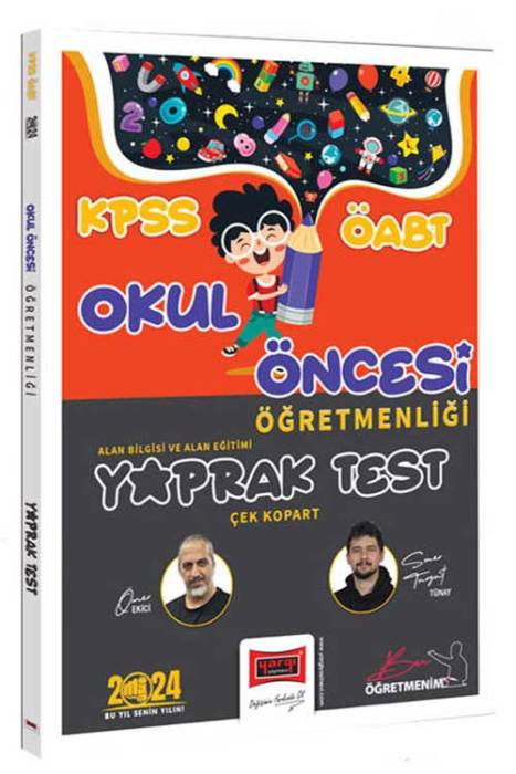 2024 ÖABT Okul Öncesi Öğretmenliği Yaprak Test (Alan Bilgisi ve Alan Eğitimi) Yargı Yayınları