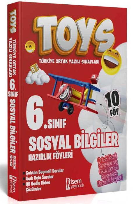 2025 TOYS 6. Sınıf Sosyal Bilgiler Hazırlık Föyleri İsem Yayıncılık