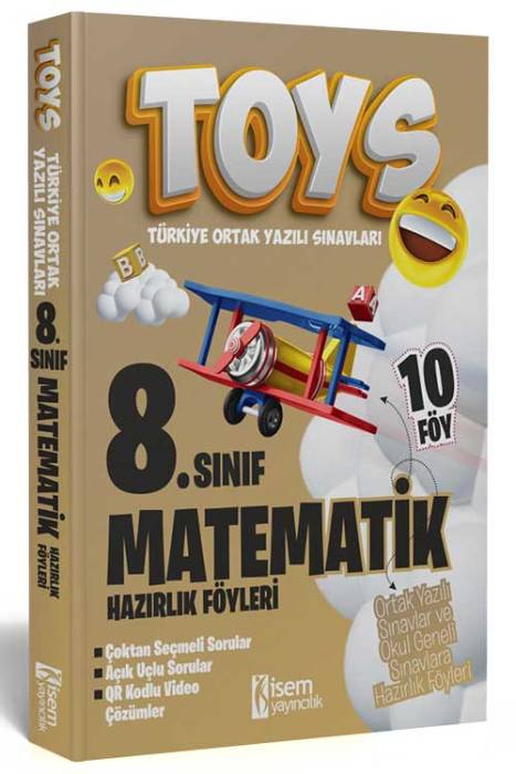 2025 TOYS 8. Sınıf Matematik Hazırlık Föyleri İsem Yayıncılık