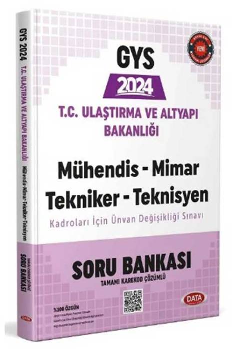 2024 ÜDS Ulaştırma ve Altyapı Bakanlığı Mühendis-Mimar-Tekniker-Teknisyen Soru Bankası Çözümlü Data Yayınları