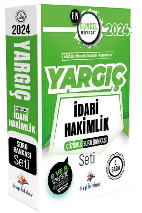 2024 YARGIÇ İdari Hakimlik Soru Bankası Seti Çözümlü 5. Baskı Dizgi Kitap