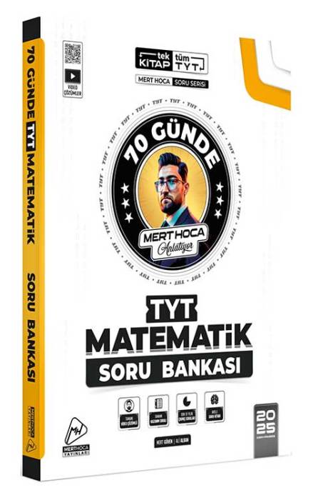 2025 YKS TYT 70 Günde Matematik Kampı Soru Bankası Mert Hoca Yayınları