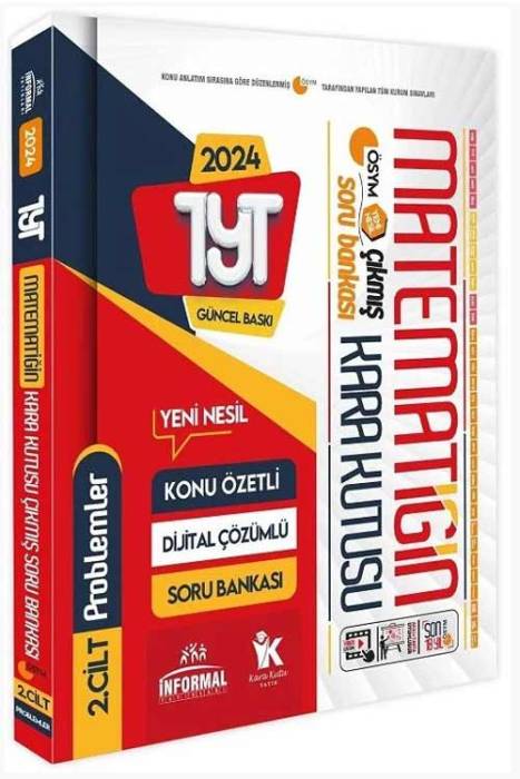 2024 YKS TYT Matematiğin Kara Kutusu 2. Cilt Çıkmış Sorular Soru Bankası İnformal Yayınları