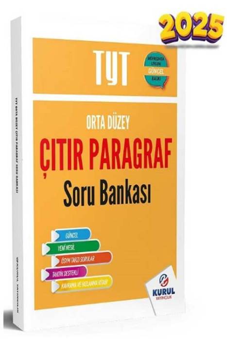 2025 YKS TYT Paragraf Orta Düzey Çıtır Soru Bankası Kurul Yayıncılık