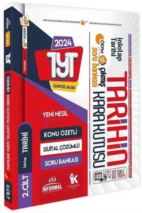 2024 YKS TYT Tarihin Kara Kutusu 2. Cilt Çıkmış Sorular Soru Bankası İnformal Yayınları