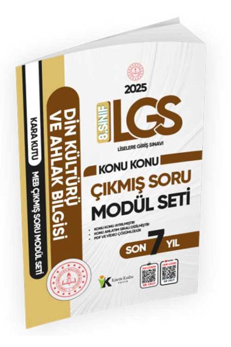 2025 8. Sınıf Din Kültürü ve Ahlak Bilgisi Son 7 Yıl Konu Konu Çıkmış Soru Modül Seti İnformal Yayınları