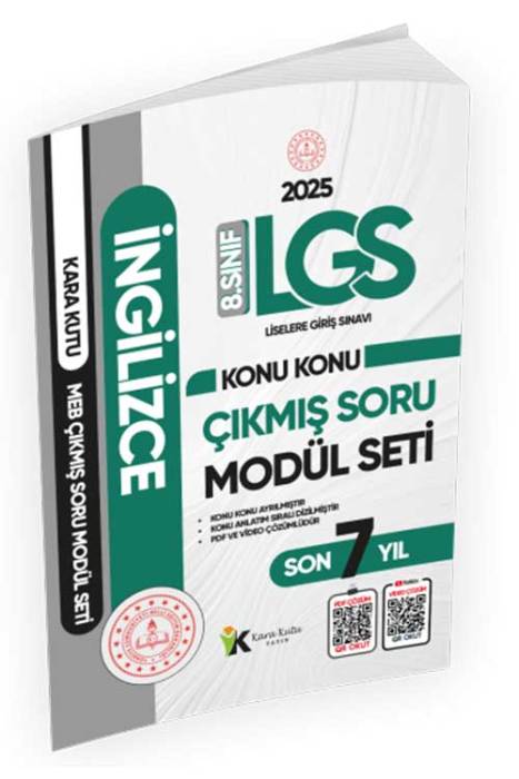 2025 8. Sınıf İngilizce Son 7 Yıl Konu Konu Çıkmış Soru Modül Seti İnformal Yayınları