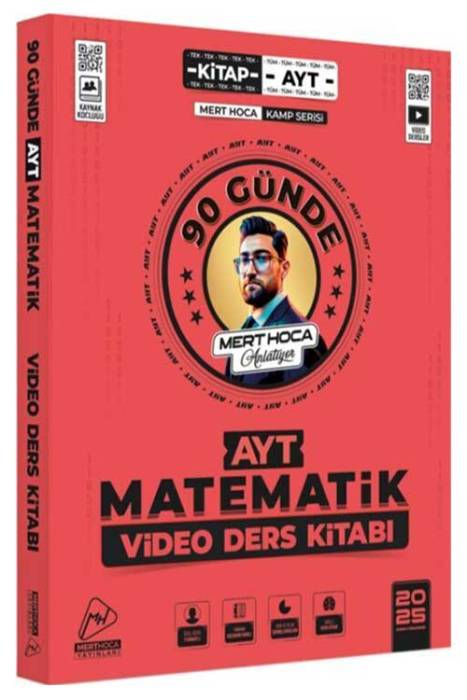 2025 90 Günde AYT Matematik Kampı Video Ders Kitabı Mert Hoca Yayınları