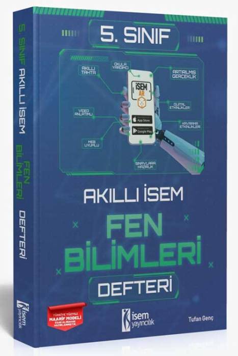 2025 Akıllı İsem 5. Sınıf Fen Bilimleri Defteri İsem Yayıncılık