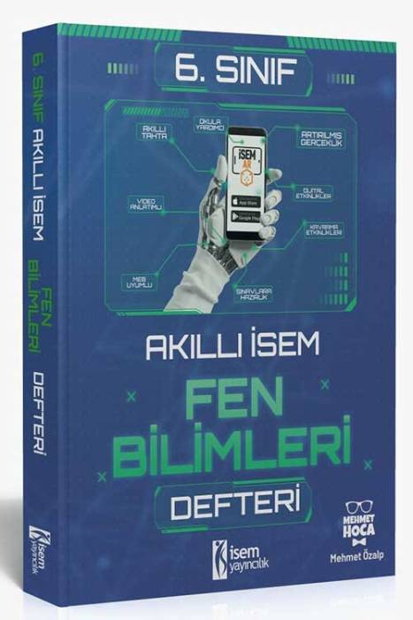 2025 Akıllı İsem 6. Sınıf Fen Bilimleri Defteri İsem Yayıncılık