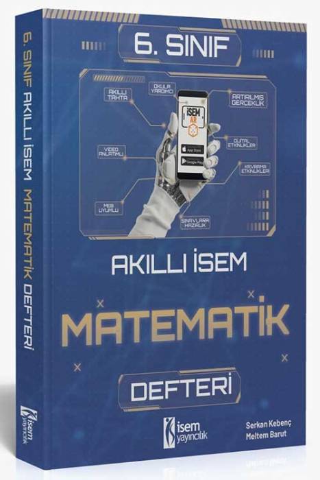 2025 Akıllı İsem 6. Sınıf Matematik Defteri İsem Yayıncılık