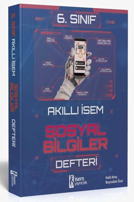 2025 Akıllı İsem 6. Sınıf Sosyal Bilgiler Defteri İsem Yayıncılık