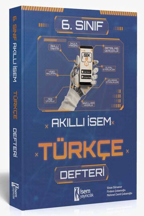 2025 Akıllı İsem 6. Sınıf Türkçe Defteri İsem Yayıncılık