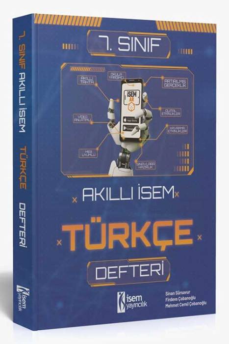 2025 Akıllı İsem 7. Sınıf Türkçe Defteri İsem Yayıncılık