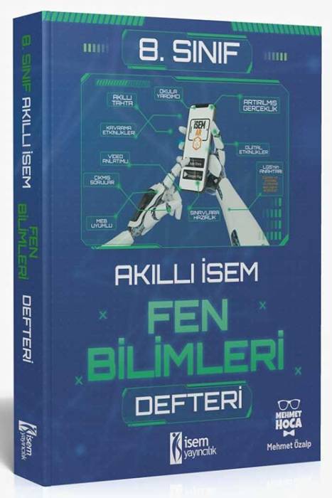 2025 Akıllı İsem 8. Sınıf Fen Bilimleri Defter İsem Yayıncılık