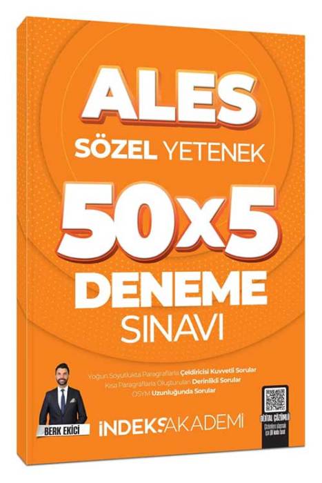 2025 ALES Sözel Yetenek 5 Deneme Sınavı Çözümlü İndeks Akademi Yayınları