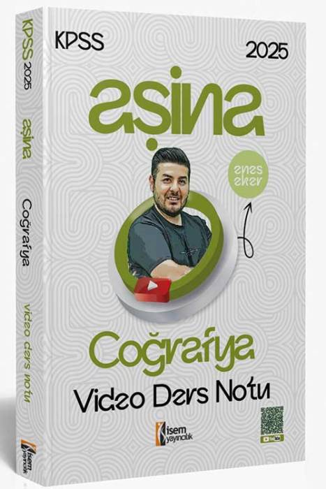 2025 Aşina KPSS Coğrafya Video Ders Notu İsem Yayıncılık