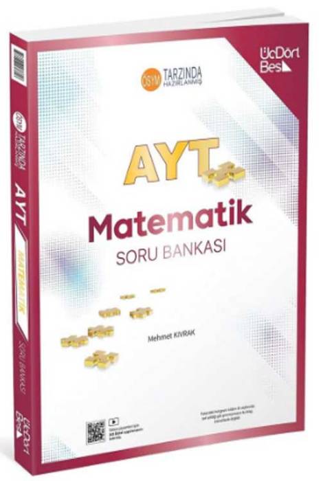 2025 AYT Matematik Soru Bankası ÜçDörtBeş Yayınları