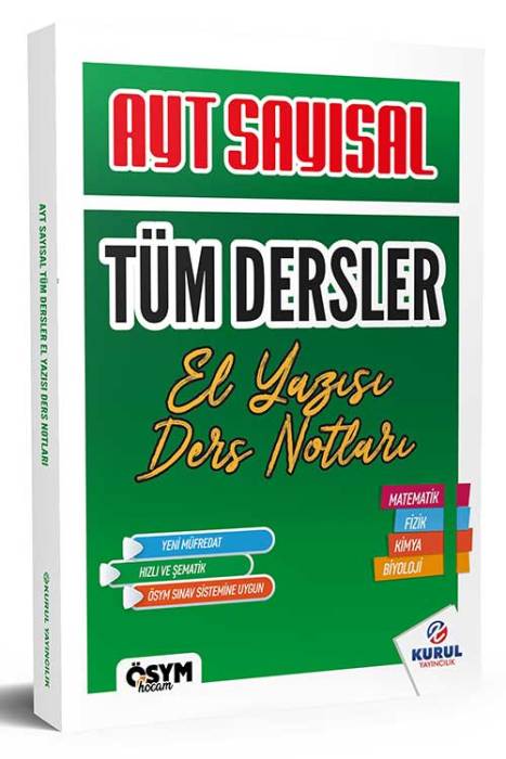 2025 AYT Sayısal Tüm Dersler El Yazısı Ders Notları Kurul Yayıncılık