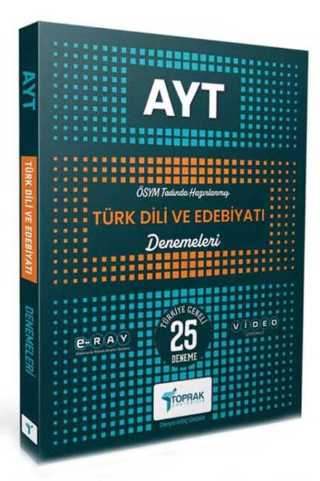 2025 AYT Türk Dili ve Edebiyatı 25 Deneme Toprak Yayınları