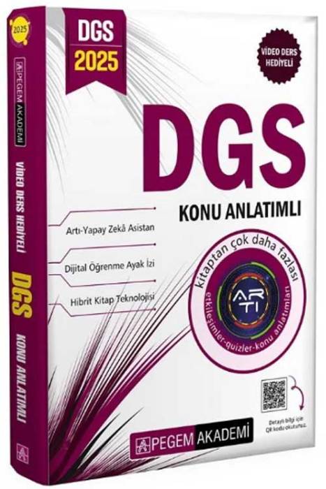 2025 DGS Konu Anlatımlı Pegem Akademi Yayınları