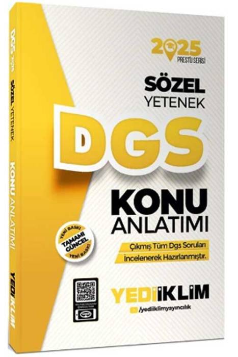 2025 DGS Sözel Yetenek Konu Anlatımı Yediiklim Yayınları