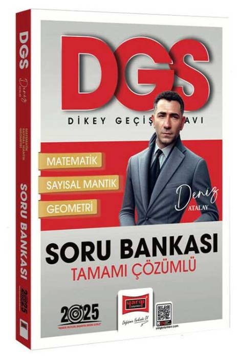 2025 DGS Tamamı Çözümlü Matematik-Geometri-Sayısal Mantık Soru Bankası Yargı Yayınları