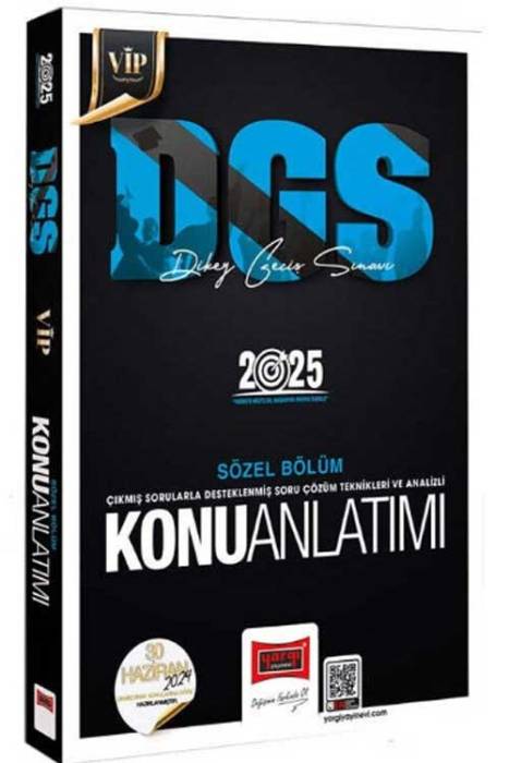 2025 DGS VIP Sözel Konu Anlatımı Yargı Yayınları